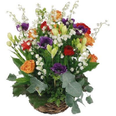 patymirabelle fleurs muguet - GIF animado gratis