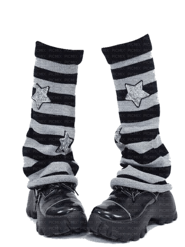 shoes socks leg warmers emo - darmowe png
