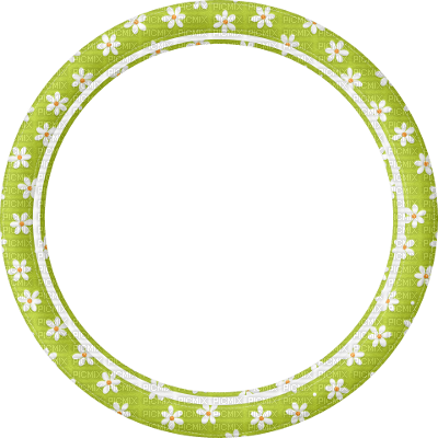 green circle frame - png gratis