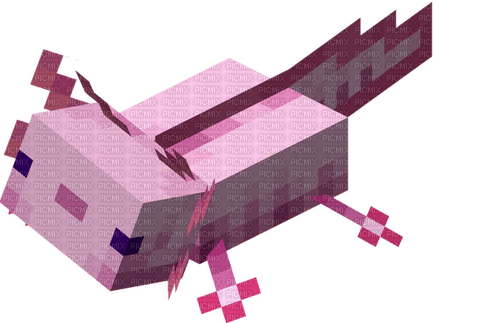 Pink Axolotl Still - фрее пнг