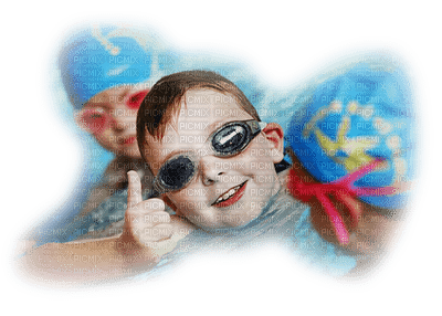 Kaz_Creations Children Friends Swimming - 免费PNG