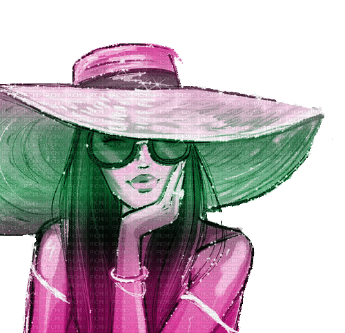 dolceluna woman hat fashion summer gif - Animovaný GIF zadarmo