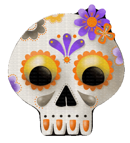 Day Of The Dead Halloween - Free animated GIF