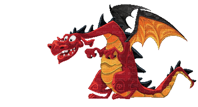 dragon drache fantasy fire   anime  gif animated animation  deco tube cartoon - GIF เคลื่อนไหวฟรี