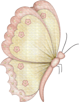 Kaz_Creations Rose Pink Deco Scrap Butterfly - zadarmo png