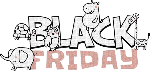 Black Friday Shopping Sale Text - Bogusia - 免费PNG