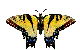 yellow butterfly - Bezmaksas animēts GIF