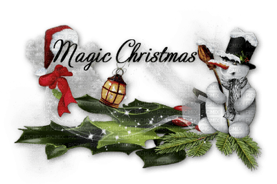 christmas-snowman - PNG gratuit