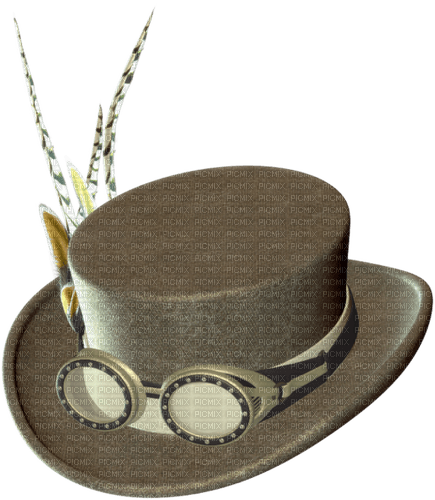 dolceluna steampunk deco hat - png grátis