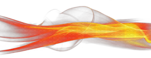 soave deco abstract fire yellow orange - png ฟรี