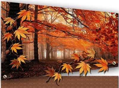 loly33 paysage automne - ücretsiz png
