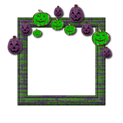 Small Green/Purple Frame - PNG gratuit