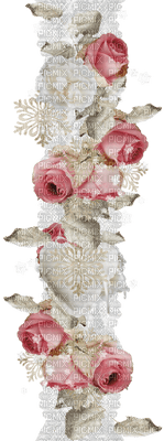 pink-roses-flower-deco-minou52 - ücretsiz png