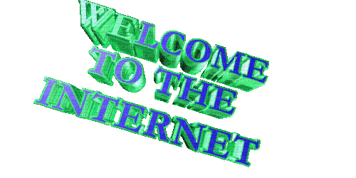 welcome to the internet - Zdarma animovaný GIF