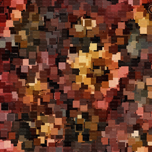 SM3 PIXEL SQUARES BROWN GIF EFFECT ANIMATION - Free animated GIF