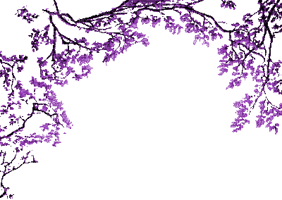 violette bordure feuilles purple leaves border gif