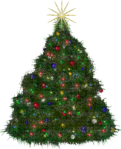 ani--julgran------Christmas tree - GIF เคลื่อนไหวฟรี