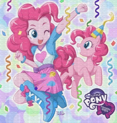 pinkie pie version manga equestria girls et my little pony - 免费PNG