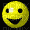 Animated nodding smiley emoji rave - Бесплатный анимированный гифка