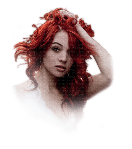 girl with red hair - png gratuito