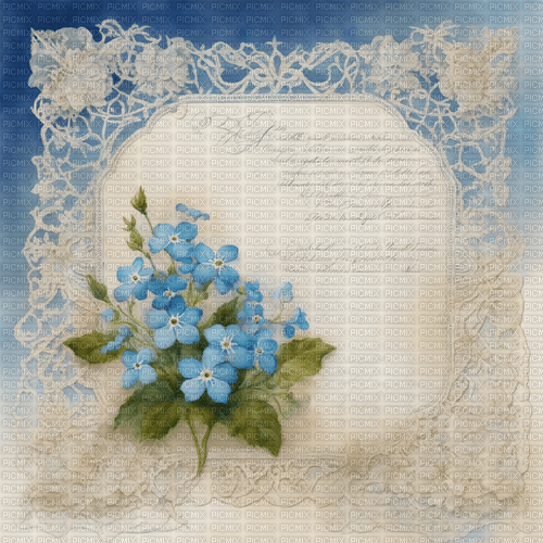 Forget me not, Background - bezmaksas png