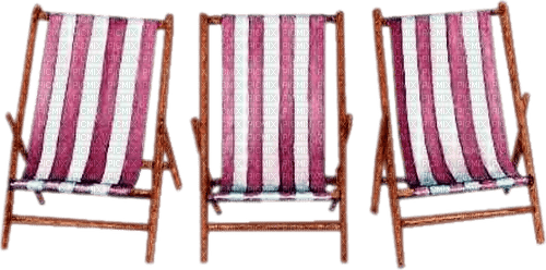beach lounge chairs Bb2 - png gratuito