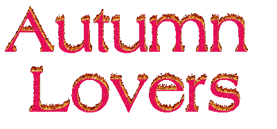 Kaz_Creations Animated Text Autumn Lovers - Bezmaksas animēts GIF