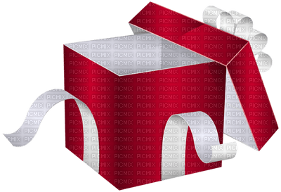 Kaz_Creations Gift Box Present Ribbons Bows Colours - безплатен png