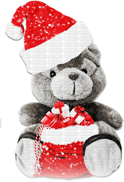 soave deco christmas toy children gift  bear - darmowe png