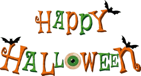 loly33 texte happy halloween - PNG gratuit