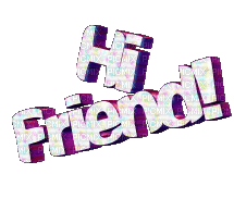 Hi Friend - Δωρεάν κινούμενο GIF