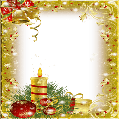 christmas frame by nataliplus - png ฟรี