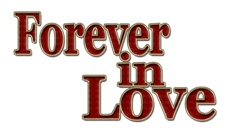 Forever in Love.Text.Red.Valentine.Victoriabea - фрее пнг