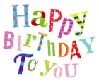 Kaz_Creations Deco Birthday Text Happy Birthday - png grátis