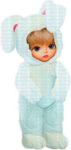 Easter.Child.Bunny.Costume.White.Pink - ücretsiz png