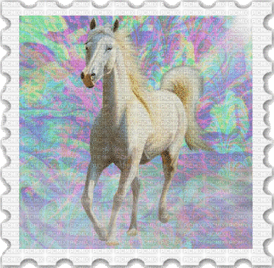 horse stamp - png grátis