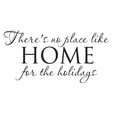 no place like home /words - gratis png
