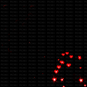 Heart Fireworks - Bezmaksas animēts GIF