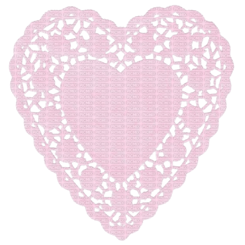light baby pink heart lace cute - безплатен png