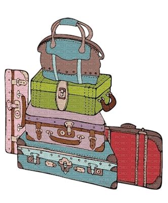 Kaz_Creations Luggage - бесплатно png