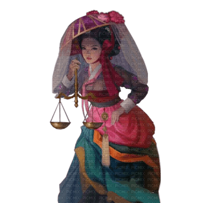dama china pesa de justicia- tarot dubravka4 - png gratis