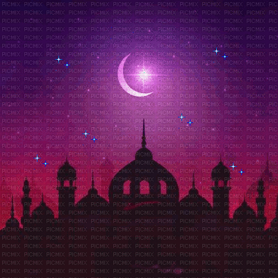 fondo noche arabe  gif dubravka4 - Безплатен анимиран GIF