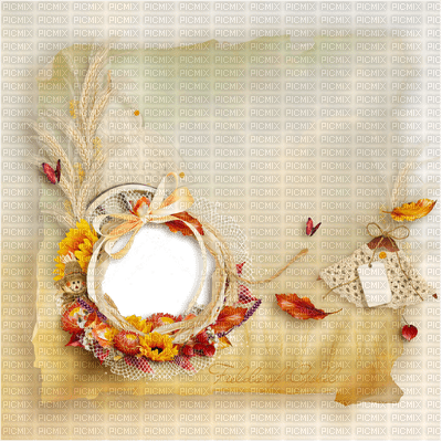 Kaz_Creations Deco  Backgrounds Background Frames Frame Autumn - png grátis