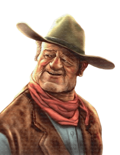 Caricature John Wayne - PNG gratuit