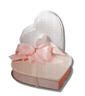 heart box- pink and white-deco-minou52 - бесплатно png