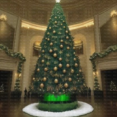 Grand Christmas Tree - gratis png