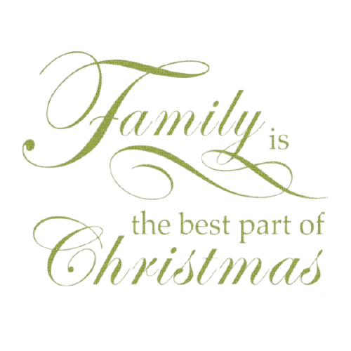 Christmas Family Text - Bogusia - gratis png