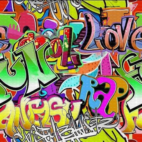 Background - graffiti - zdarma png