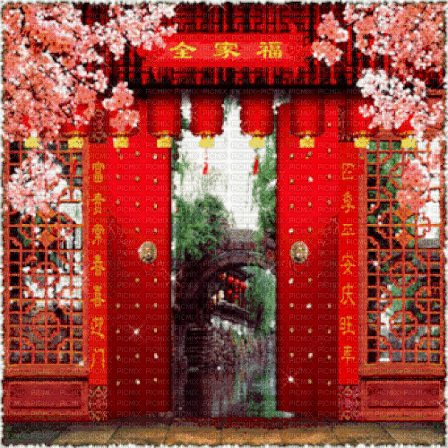..:::Background red pink oriental:::.. - Darmowy animowany GIF