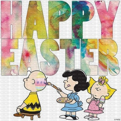 Happy easter Charle brown - фрее пнг